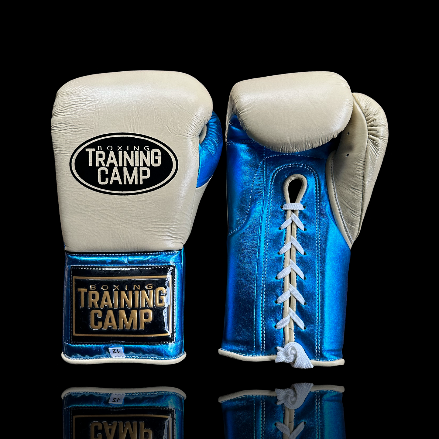 "Beach Brown/Blue" ProOne - Sparring/Training Glove (LACE UP)