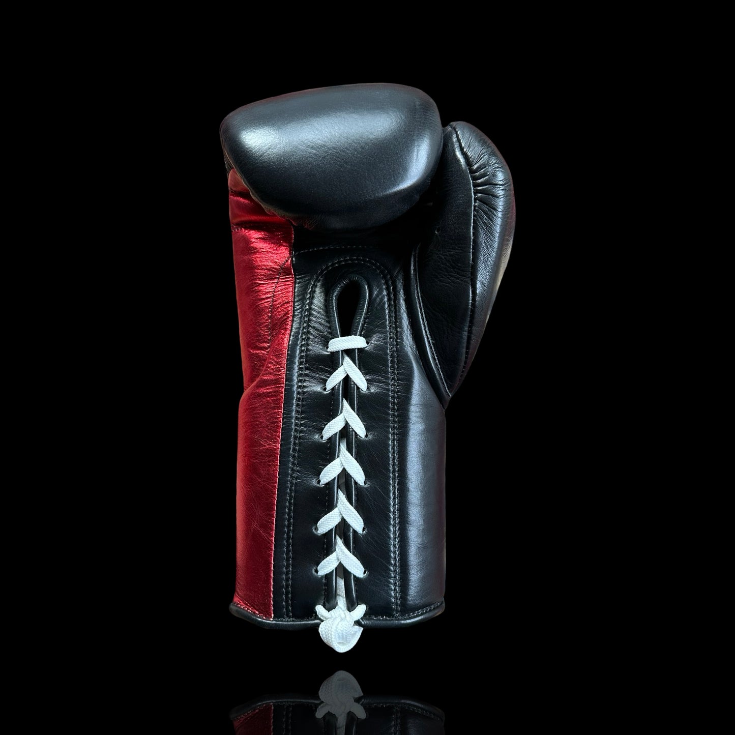 "Black/Red" Pro-One - Sparring/Training Glove (LACE UP)