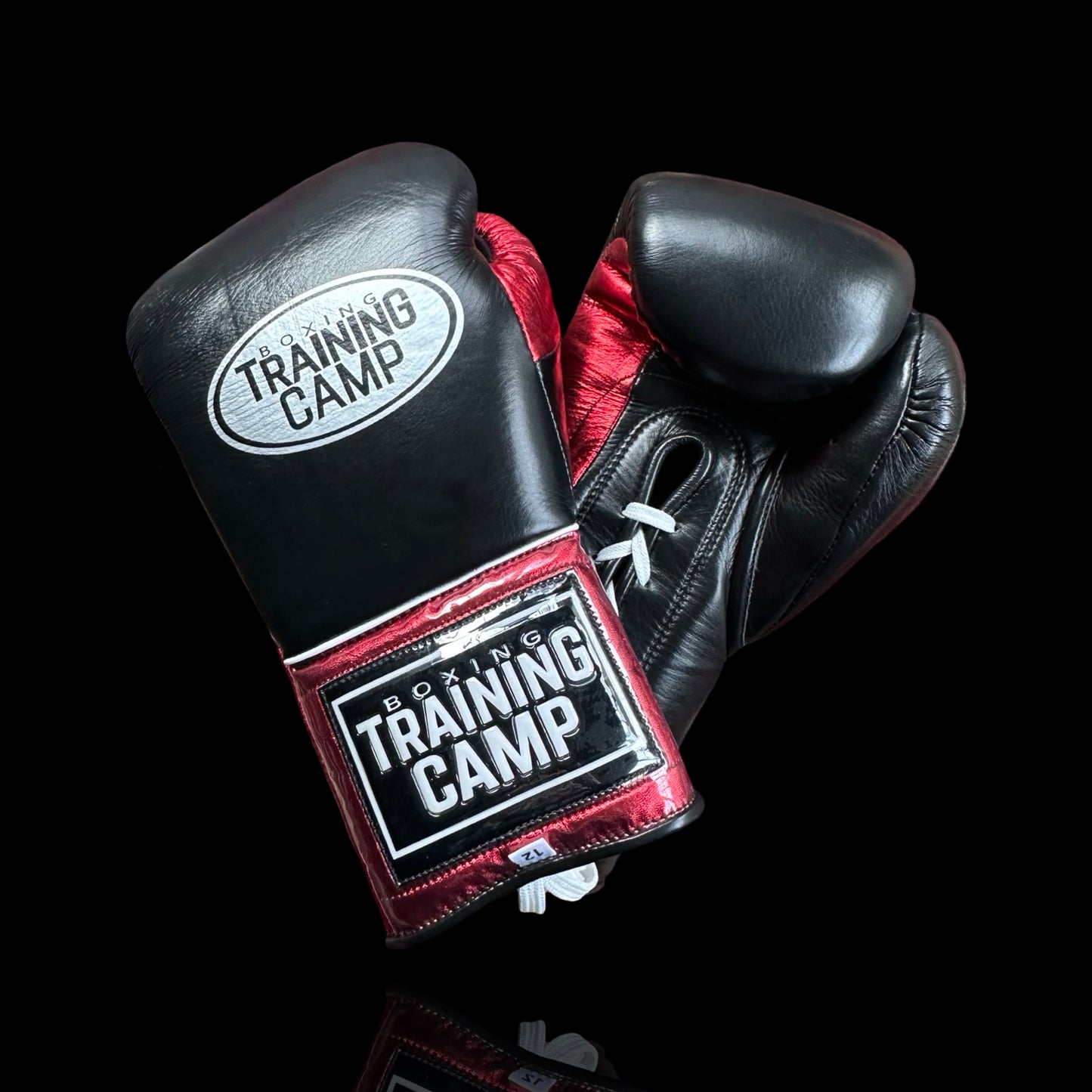 "Black/Red" Pro-One - Sparring/Training Glove (LACE UP)