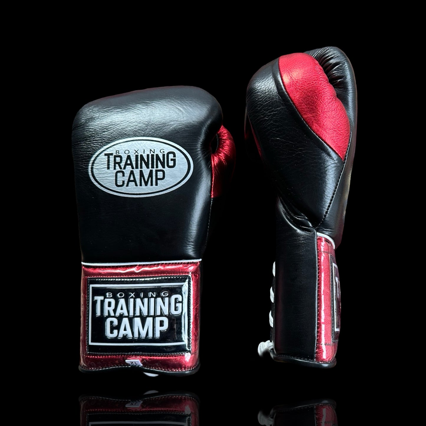 "Black/Red" Pro-One - Sparring/Training Glove (LACE UP)