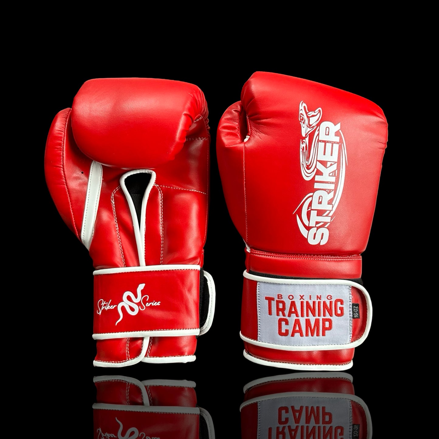 "Red/White" StrikerSeries Training Gloves (Velcro)