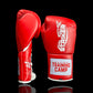 "Red/White" StrikerSeries Sparring Gloves (Lace Up) 16oz