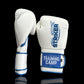 "White/Blue" StrikerSeries Training Gloves (Velcro)