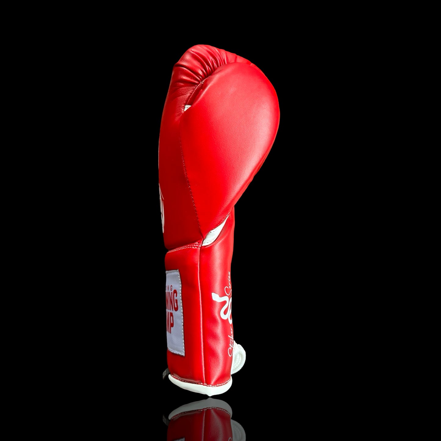 "Red/White" StrikerSeries Sparring Gloves (Lace Up) 16oz