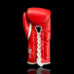 "Red/White" StrikerSeries Sparring Gloves (Lace Up) 16oz